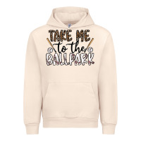 Sandshell take me to the ballpark Urban Hoodie - CowhideDigitalArt
