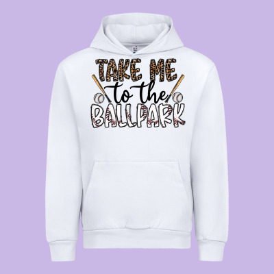 Take Me To The Ballpark Urban Hoodie Designed By Cowhidedigitalart