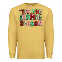 Antique Gold 'tis the damn season Premium Sweatshirt - MaliasSmallBusiness