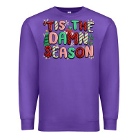 Purple 'tis the damn season Premium Sweatshirt - MaliasSmallBusiness