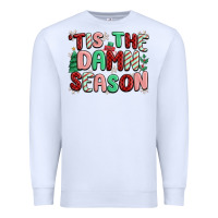 White 'tis the damn season Premium Sweatshirt - MaliasSmallBusiness