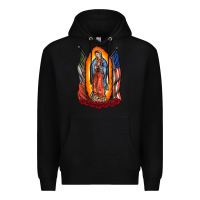 Black our lady Premium Hoodie - RacoonDesign