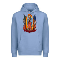 Colony Blue our lady Premium Hoodie - RacoonDesign