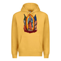 Mustard our lady Premium Hoodie - RacoonDesign