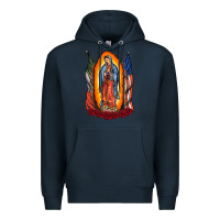 Navy our lady Premium Hoodie - RacoonDesign