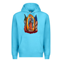 Ocean Blue our lady Premium Hoodie - RacoonDesign