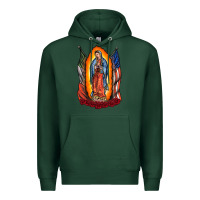 Sports Green our lady Premium Hoodie - RacoonDesign