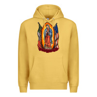 Antique Gold our lady Premium Hoodie - RacoonDesign