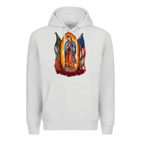 Dove Grey our lady Premium Hoodie - RacoonDesign