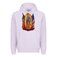 Lilac our lady Premium Hoodie - RacoonDesign