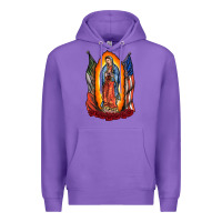 Purple our lady Premium Hoodie - RacoonDesign