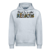 Heather Grey blessed meemaw Urban Hoodie - CowhideDigitalArt