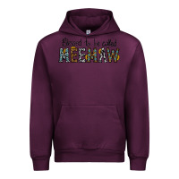 Mauve Wine blessed meemaw Urban Hoodie - CowhideDigitalArt