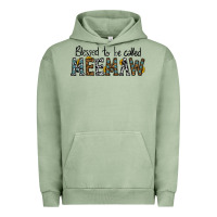 Pigment Oil Green blessed meemaw Urban Hoodie - CowhideDigitalArt