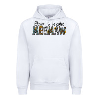White blessed meemaw Urban Hoodie - CowhideDigitalArt