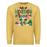 Antique Gold full of holiday Premium Sweatshirt - MaliasSmallBusiness