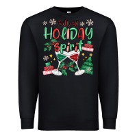 Black full of holiday Premium Sweatshirt - MaliasSmallBusiness