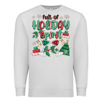 Dove Grey full of holiday Premium Sweatshirt - MaliasSmallBusiness