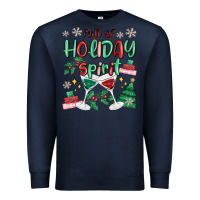 Navy full of holiday Premium Sweatshirt - MaliasSmallBusiness