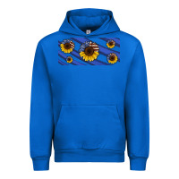 Cobalt american flag sunflowers 16oz libbey cup Urban Hoodie - HRA Design Shop
