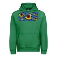 Emerald american flag sunflowers 16oz libbey cup Urban Hoodie - HRA Design Shop