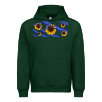 Forest Green american flag sunflowers 16oz libbey cup Urban Hoodie - HRA Design Shop