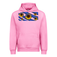 Fuchsia Pink american flag sunflowers 16oz libbey cup Urban Hoodie - HRA Design Shop