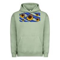 Pigment Oil Green american flag sunflowers 16oz libbey cup Urban Hoodie - HRA Design Shop