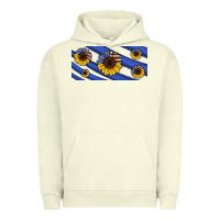 Pigment Pistachio american flag sunflowers 16oz libbey cup Urban Hoodie - HRA Design Shop