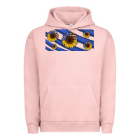 Pigment Salmon american flag sunflowers 16oz libbey cup Urban Hoodie - HRA Design Shop