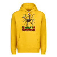 Lemon merry christmas deer skeleton Premium Hoodie - FaDigitalArtStudio