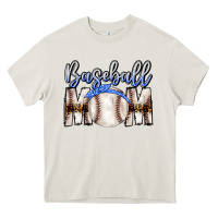 Cream Baseball Mom Heavy Core Tee - CowhideDigitalArt