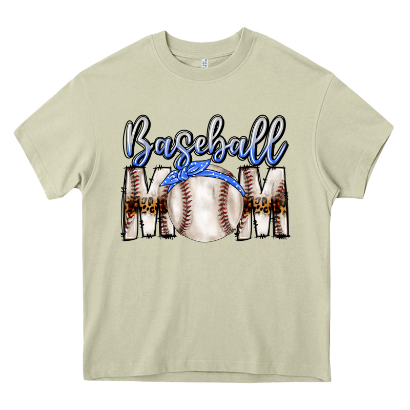 Baseball Mom Heavy Core Tee by CowhideDigitalArt | Teevron