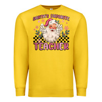 Lemon santa's favorite teacher Premium Sweatshirt - MaliasSmallBusiness