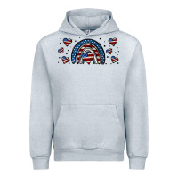 Heather Grey american flag rainbow 16oz libbey cup Urban Hoodie - HRA Design Shop