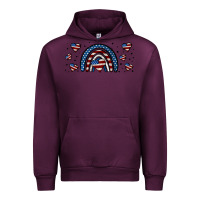 Mauve Wine american flag rainbow 16oz libbey cup Urban Hoodie - HRA Design Shop