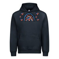 Navy american flag rainbow 16oz libbey cup Urban Hoodie - HRA Design Shop