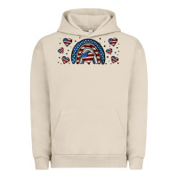 Pigment French Oak american flag rainbow 16oz libbey cup Urban Hoodie - HRA Design Shop