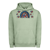 Pigment Oil Green american flag rainbow 16oz libbey cup Urban Hoodie - HRA Design Shop