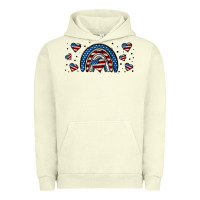 American Flag Rainbow 16oz Libbey Cup Urban Hoodie | Teevron