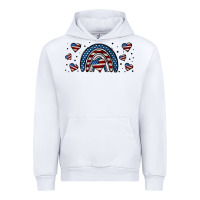 White american flag rainbow 16oz libbey cup Urban Hoodie - HRA Design Shop