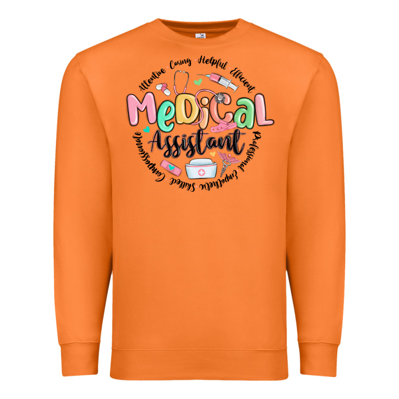 Medical Assistant Nurse Premium Sweatshirt by MaliasSmallBusiness | Teevron