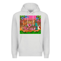 Dove Grey beach babe Premium Hoodie - HRA Design Shop
