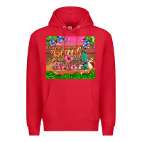 Red beach babe Premium Hoodie - HRA Design Shop