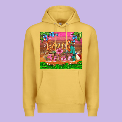 Beach Babe Premium Hoodie Designed By Hra Design Shop