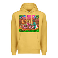 Antique Gold beach babe Premium Hoodie - HRA Design Shop
