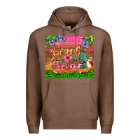 Chestnut beach babe Premium Hoodie - HRA Design Shop