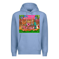 Colony Blue beach babe Premium Hoodie - HRA Design Shop