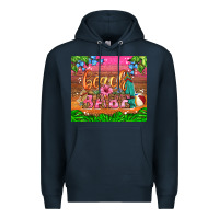 Navy beach babe Premium Hoodie - HRA Design Shop