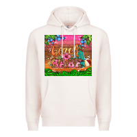 Pale Pink beach babe Premium Hoodie - HRA Design Shop